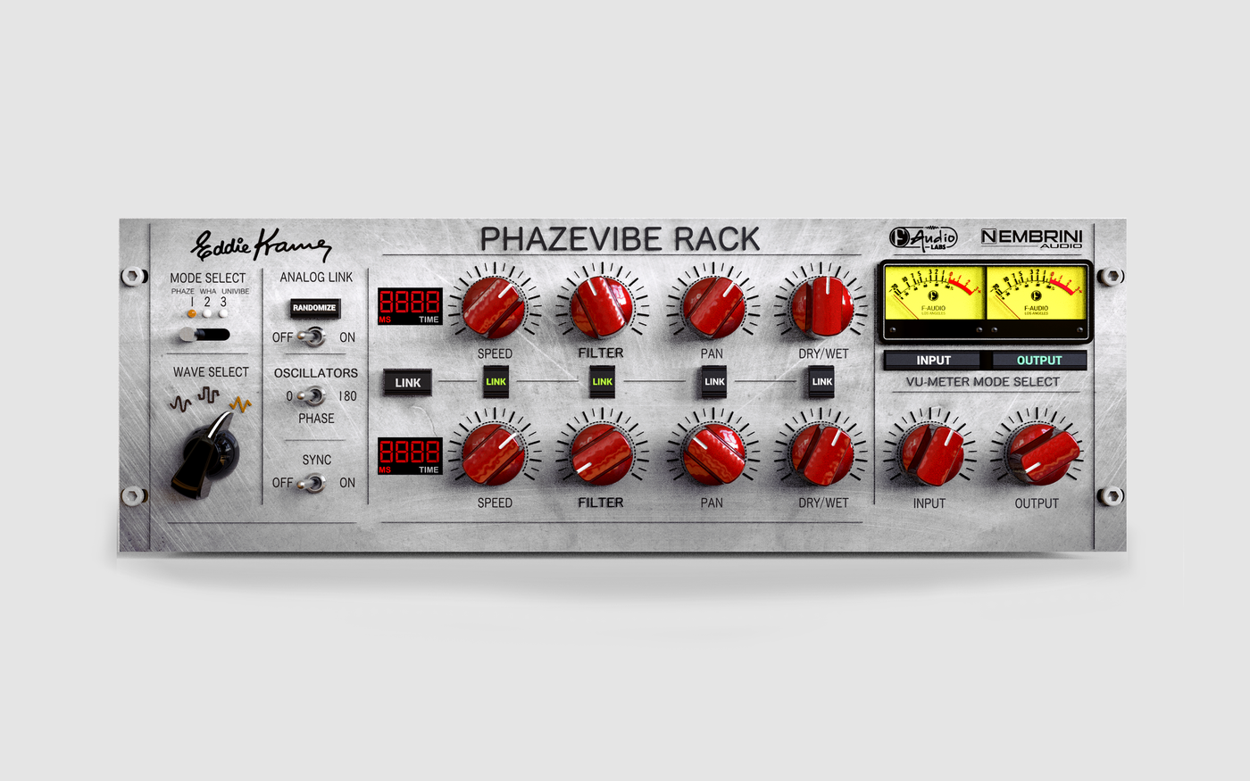 Phazevibe Rack 3 Modes Phaser Wha Vibe