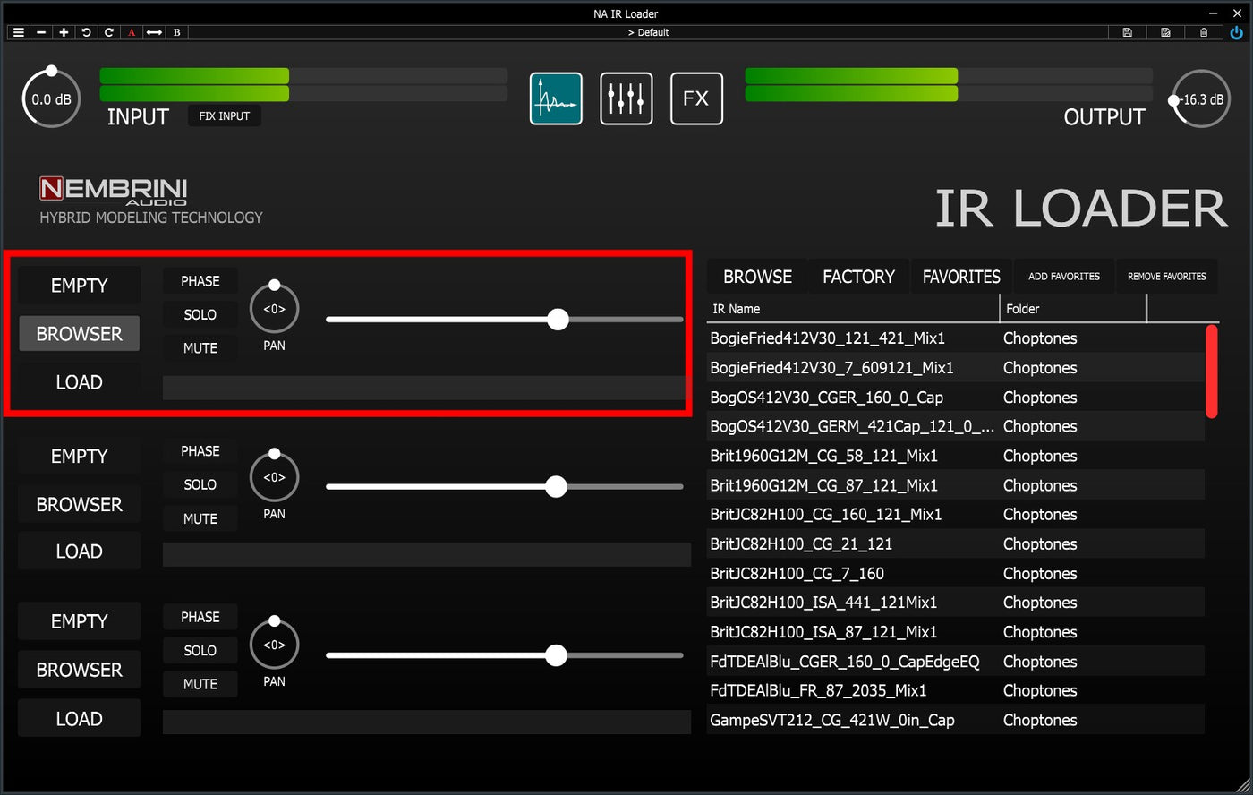 diy impulse response pedal IR Loader Impulse Response Tool