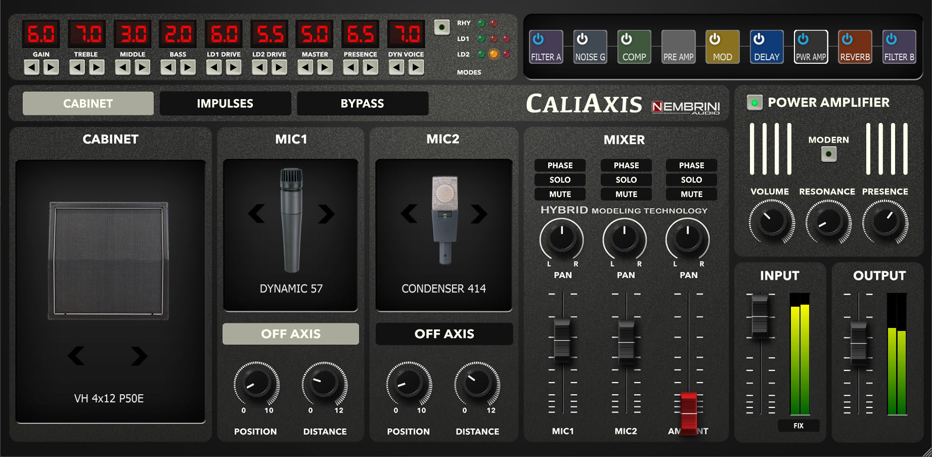 Cali Axis All Tube Guitar Amplifier – Nembrini Audio