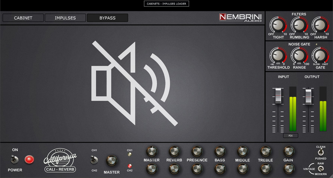 Cali Reverb Modern High Gain Guitar Amplifier