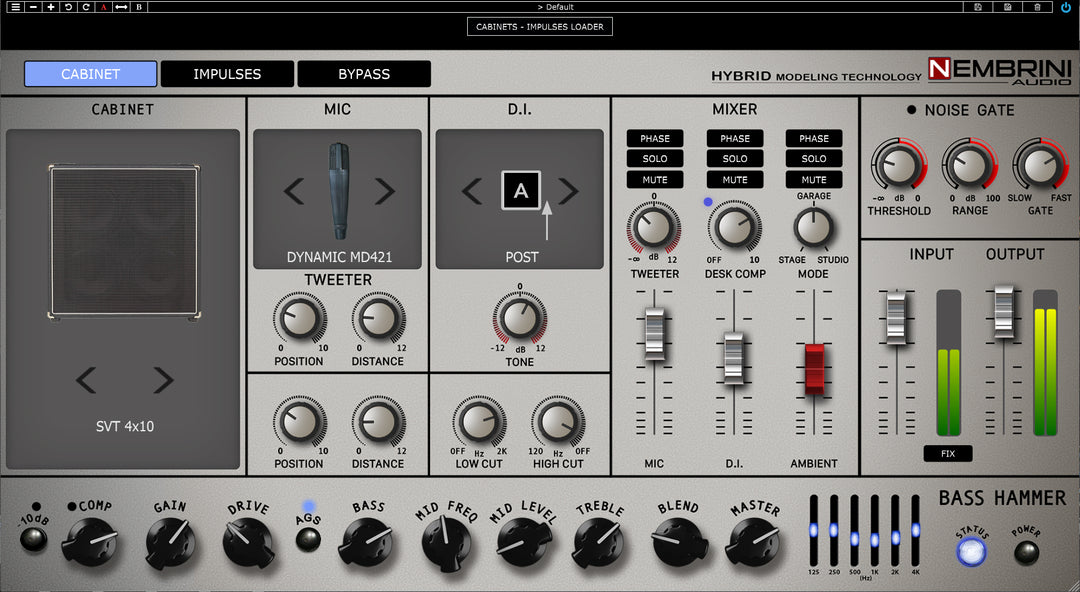 Bass Hammer Bass Amplifier – Nembrini Audio