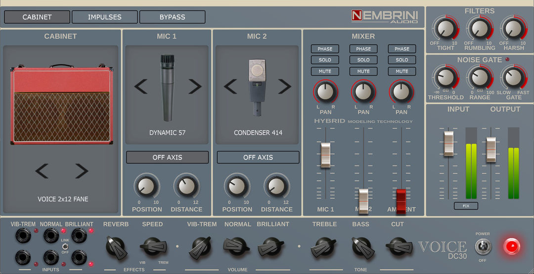 Voice DC30 Custom Valve Guitar Amplifier – Nembrini Audio