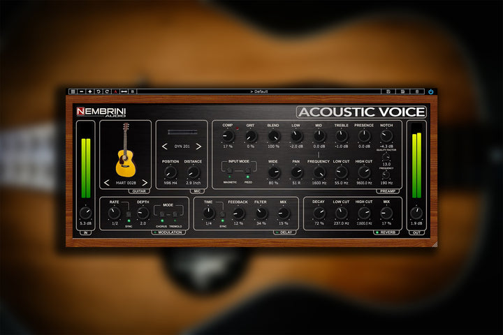 Acoustic Voice Guitar Preamp – Nembrini Audio