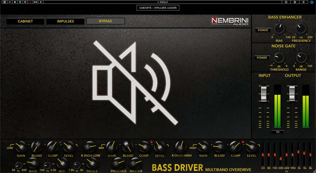 Bass Driver Multiband Overdrive Bass Amplifier – Nembrini Audio