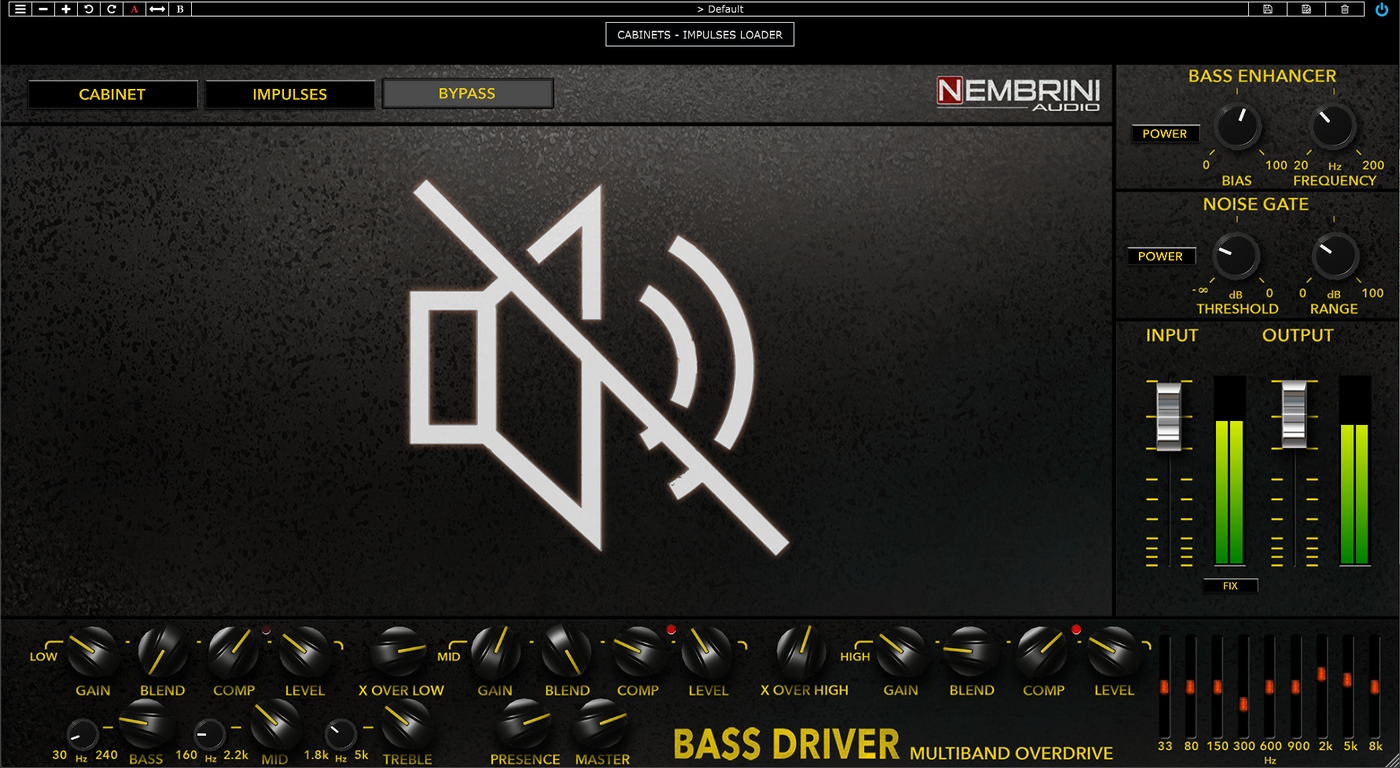 Bass Driver Multiband Overdrive Bass Amplifier