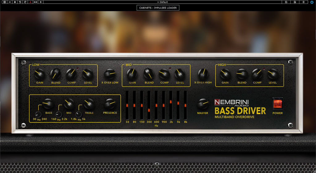Bass Driver Multiband Overdrive Bass Amplifier – Nembrini Audio